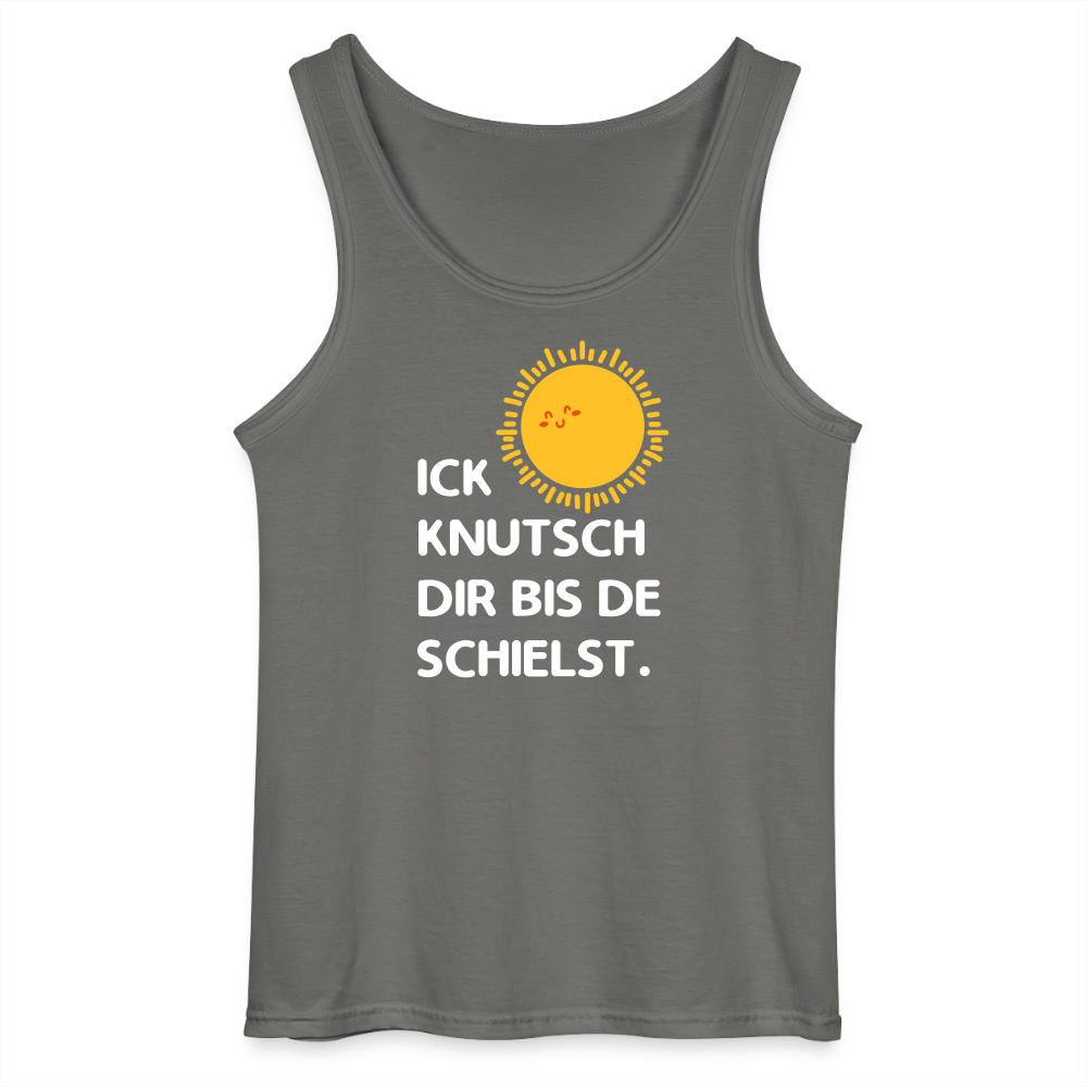 Ick knutsch dir Sonne! - Männer Tank Top - Anthrazit