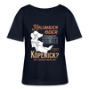 Kolumbien oder Köpenick - Relaxed Rundhals Frauen Bio-T-Shirt - Navy