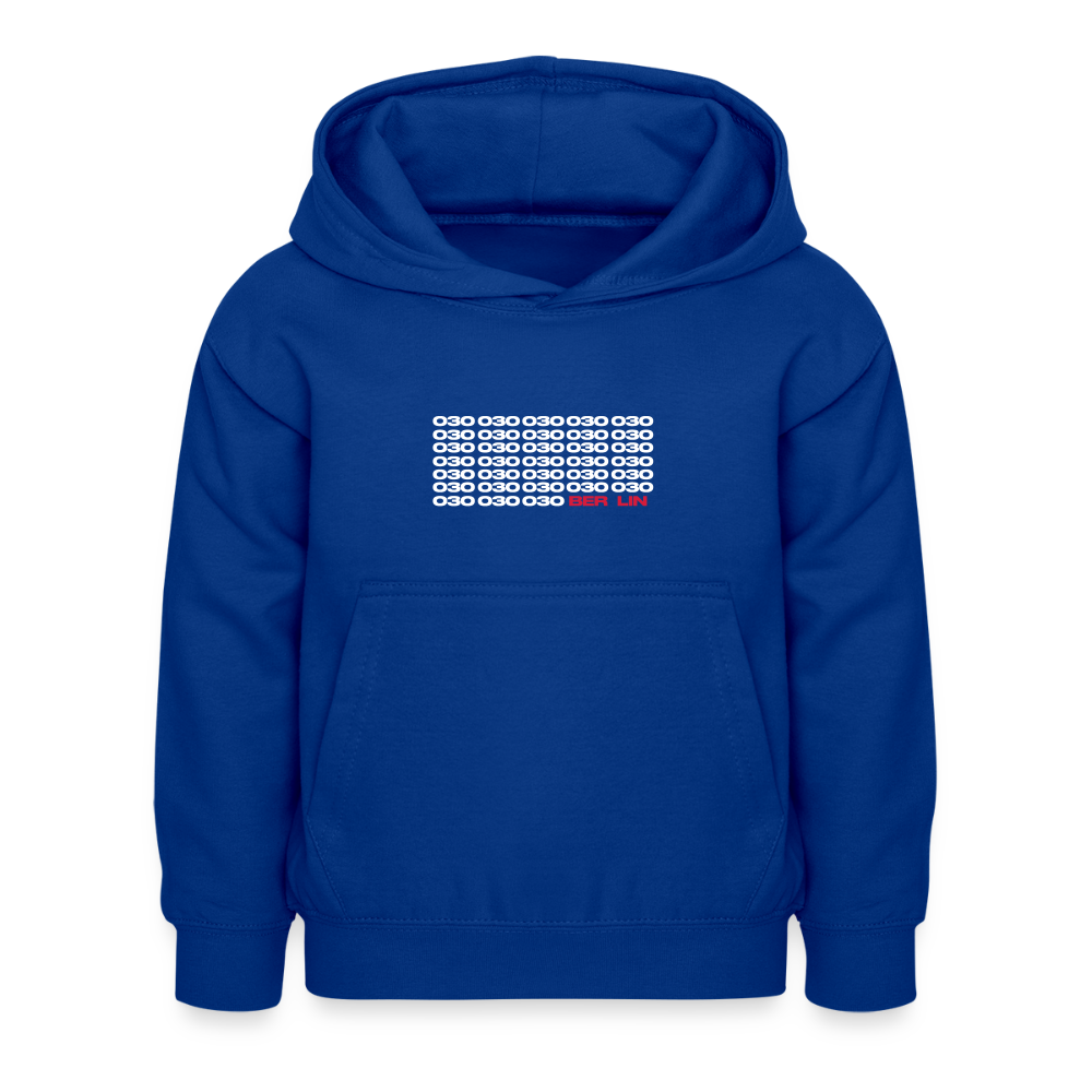 030 Berlin - Kinder Hoodie - Royalblau