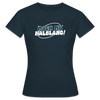 Mach ma’ halblang! - Frauen Premium T-Shirt - Navy
