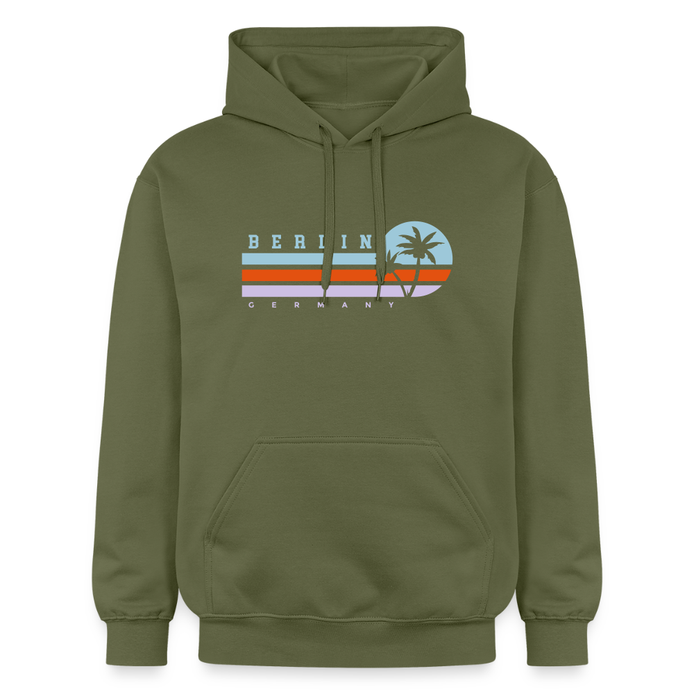 Berlin, Germany - Hoodie - Militärgrün