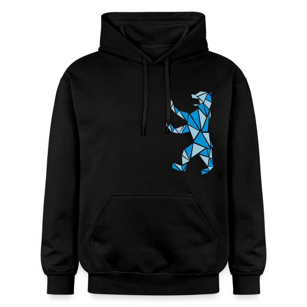 Berliner Bär Geometrie - Hoodie - Schwarz
