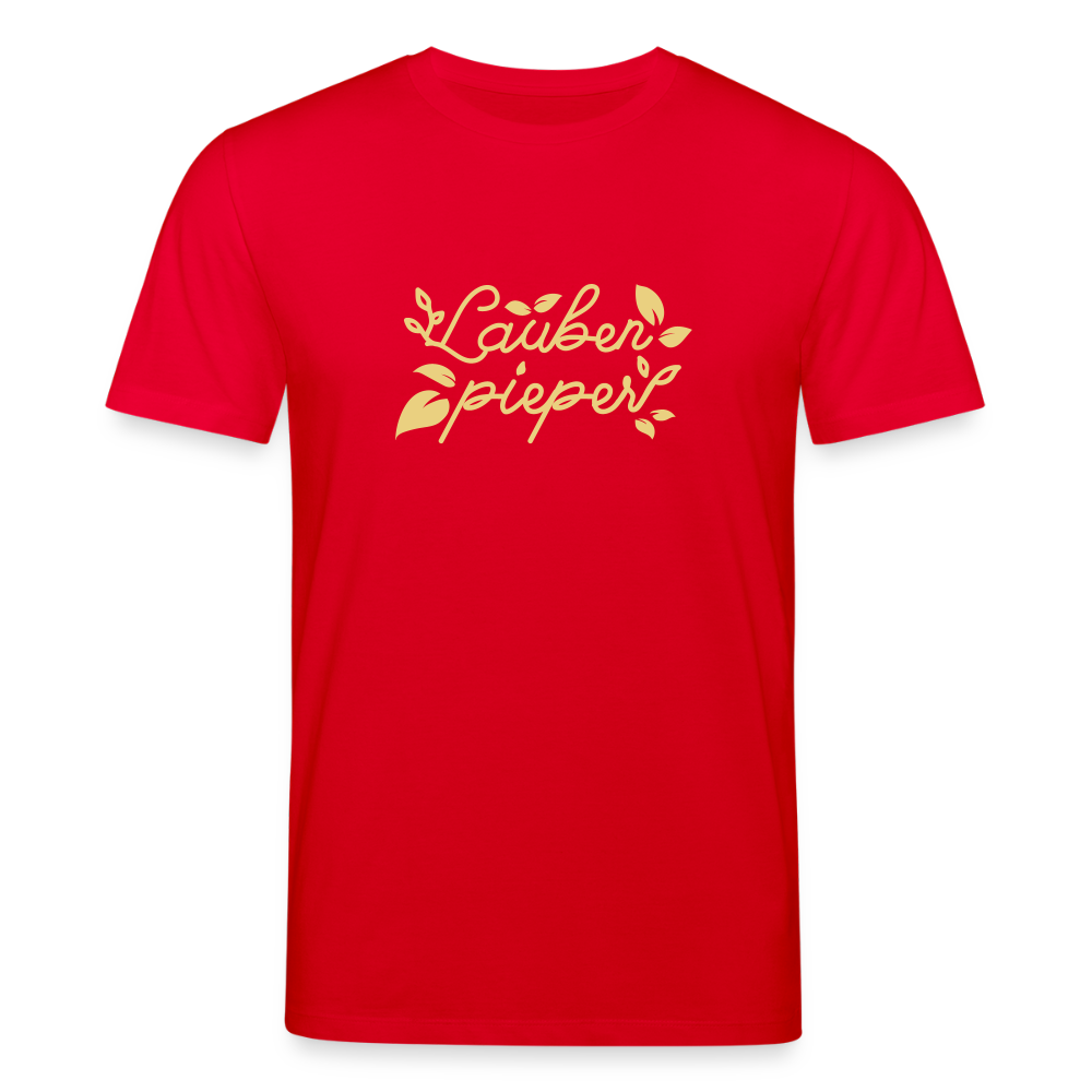 Lauben pieper - Unisex Bio T-Shirt - Rot