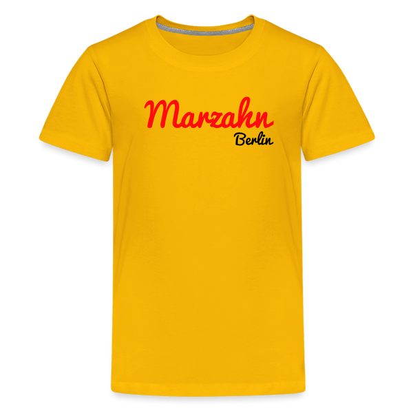 Marzahn Berlin - Teenager Premium T-Shirt - Sonnengelb