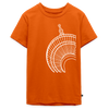 Der Turm von unten - weiß - Teenager Premium T-Shirt - Orange