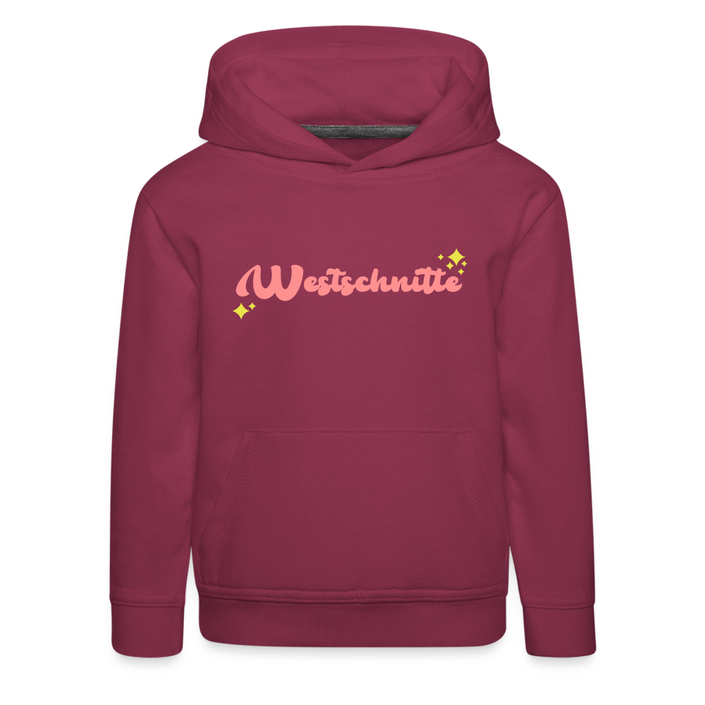 Westschnitte - Kinder Premium Hoodie - Bordeaux