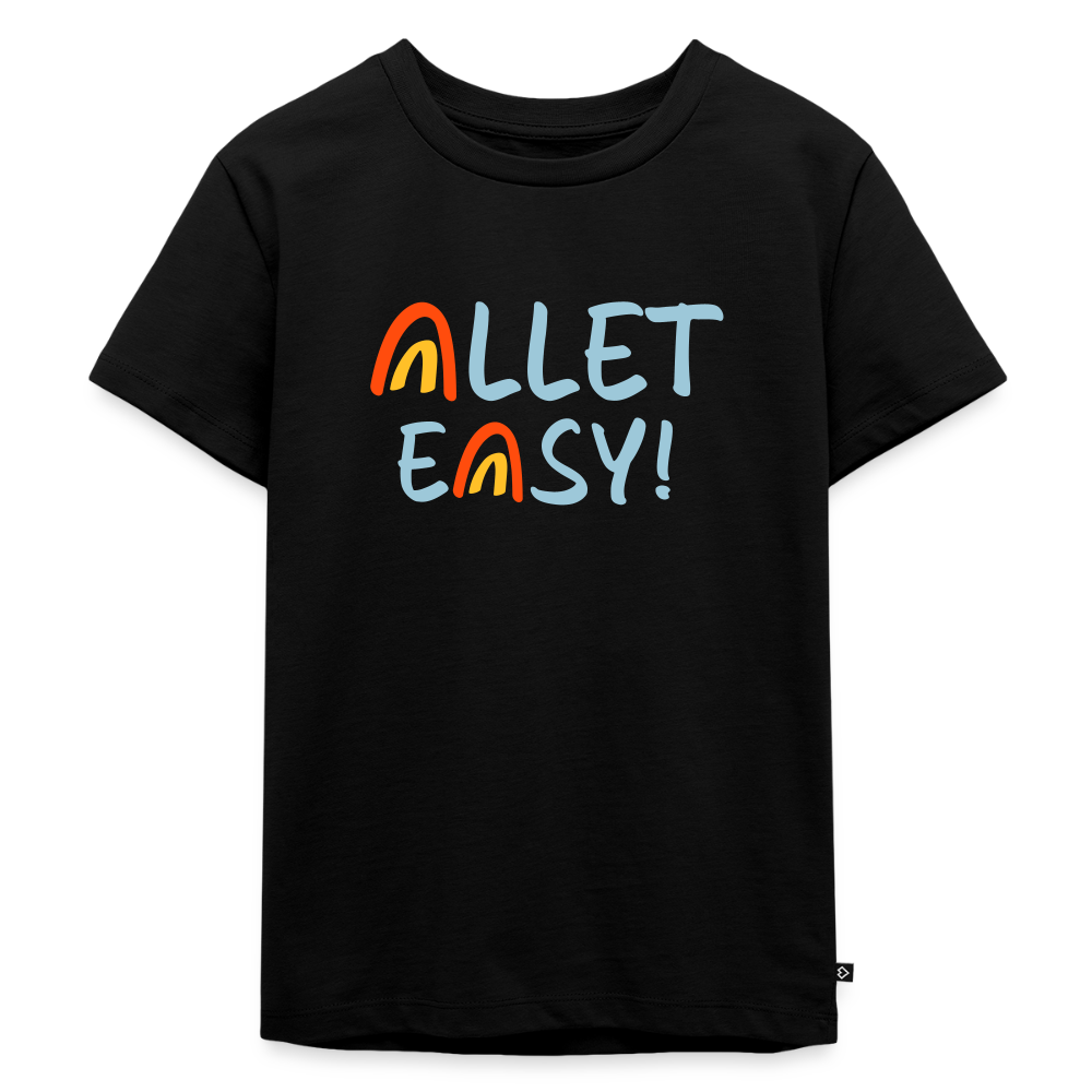 Allet Easy! - Kinder Premium T-Shirt - Schwarz