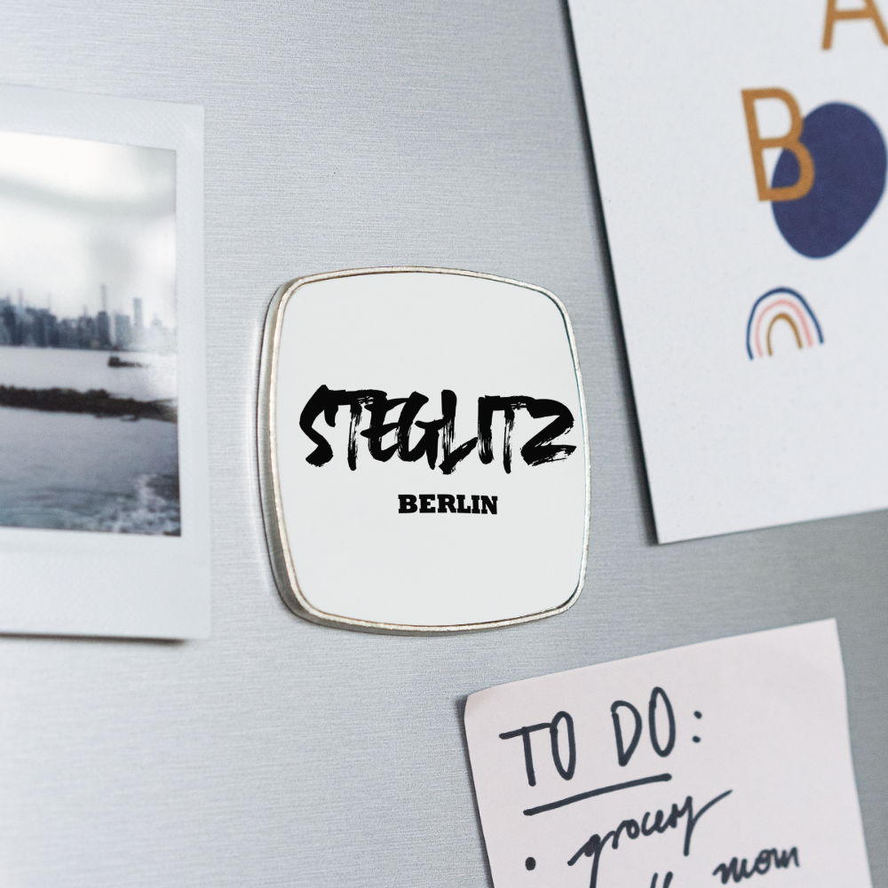 Steglitz - Kühlschrankmagnet - Weiß
