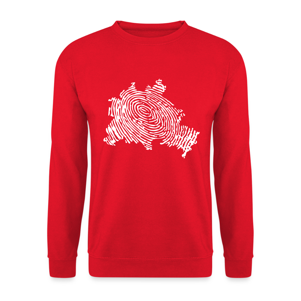 Berliner Finger - Unisex Pullover - Rot
