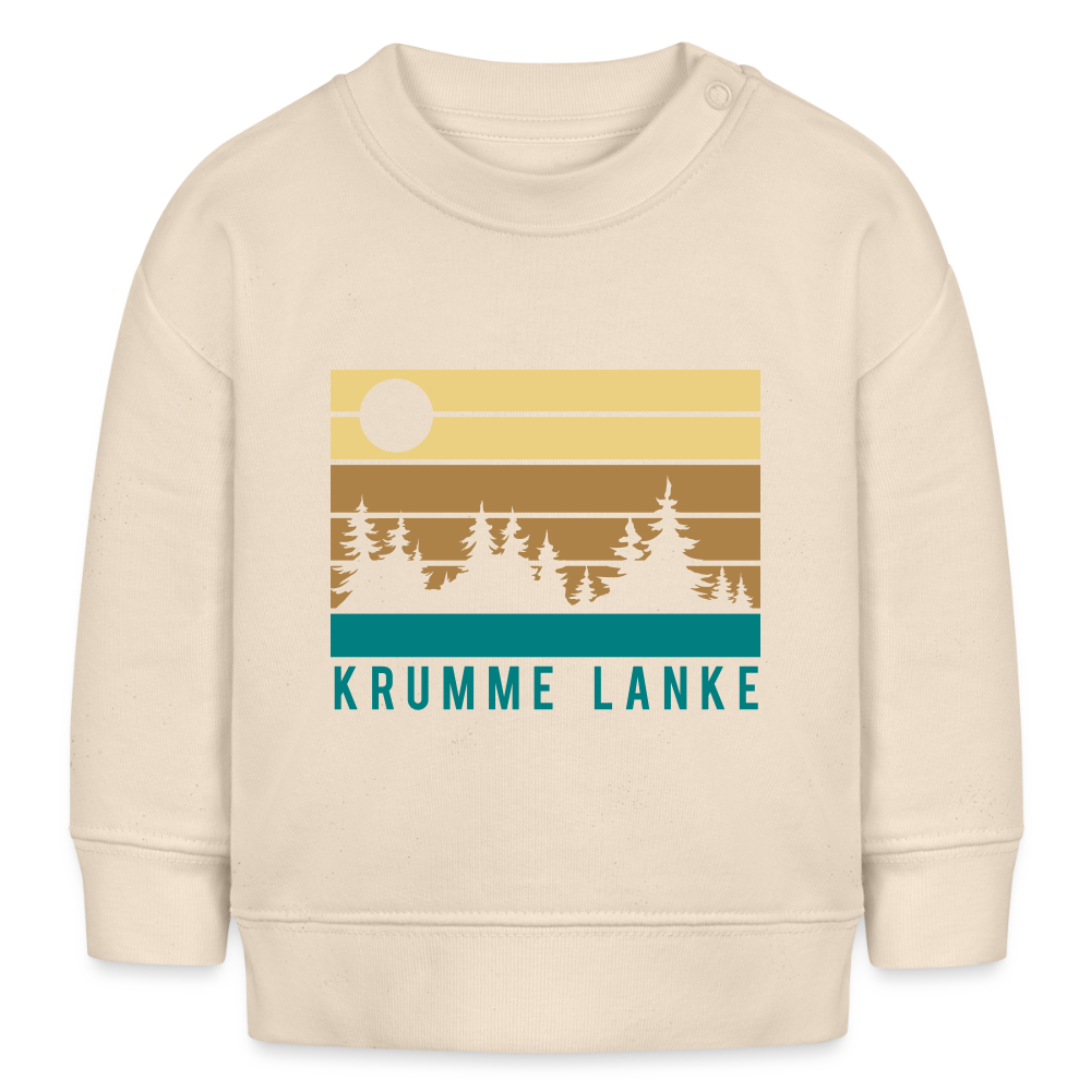 Krumme Lanke - Baby Bio Pullover - Weißgrau