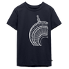 Der Turm von unten - weiß - Teenager Premium T-Shirt - Navy