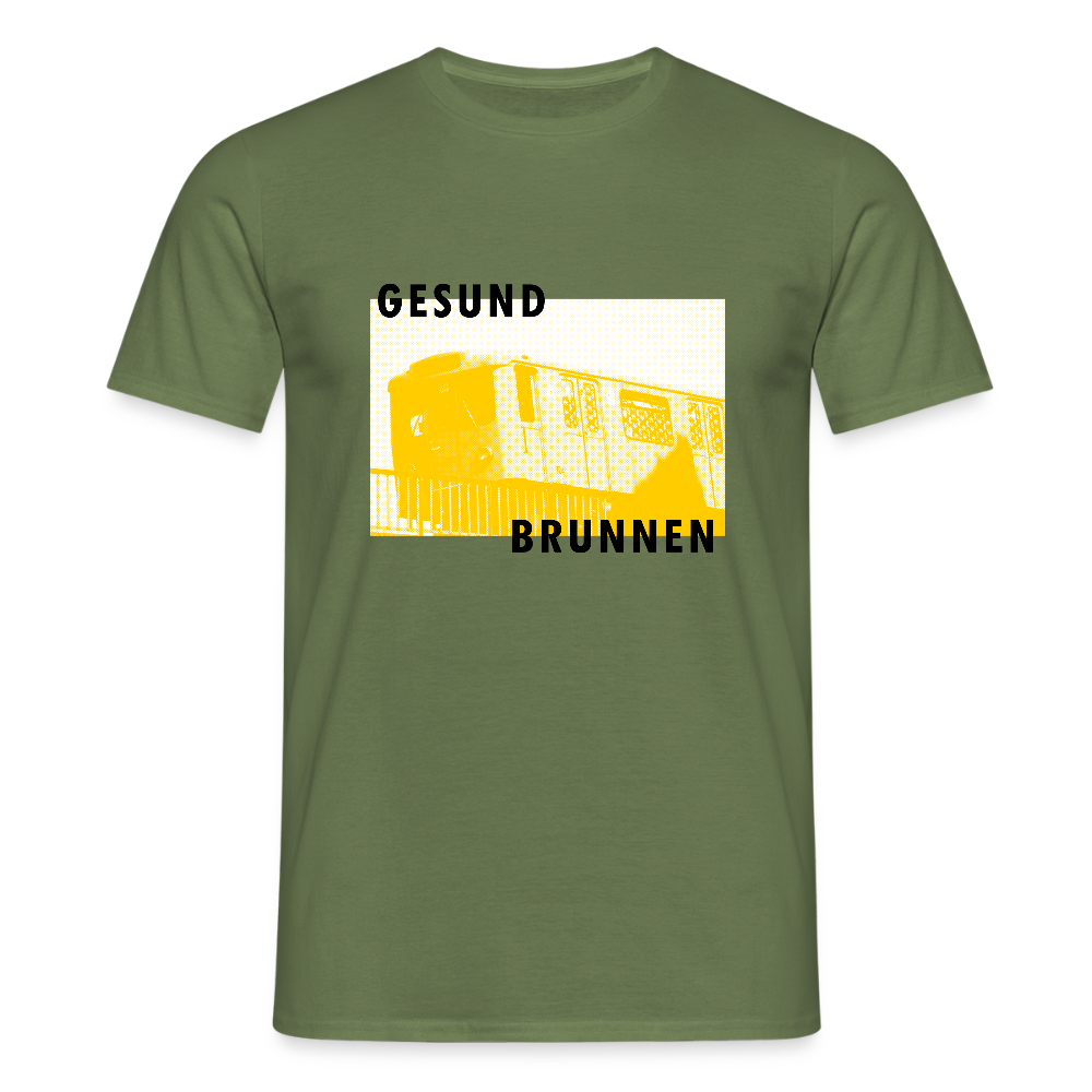 Gesundbrunnen Metro - Männer Premium T-Shirt - Militärgrün