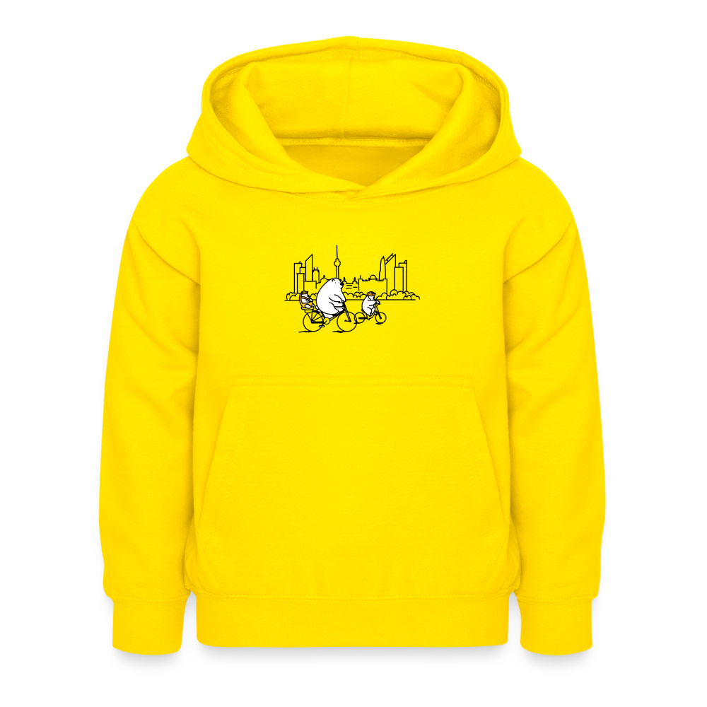 Fahrradtour Berlin - Kinder Hoodie - Gelb