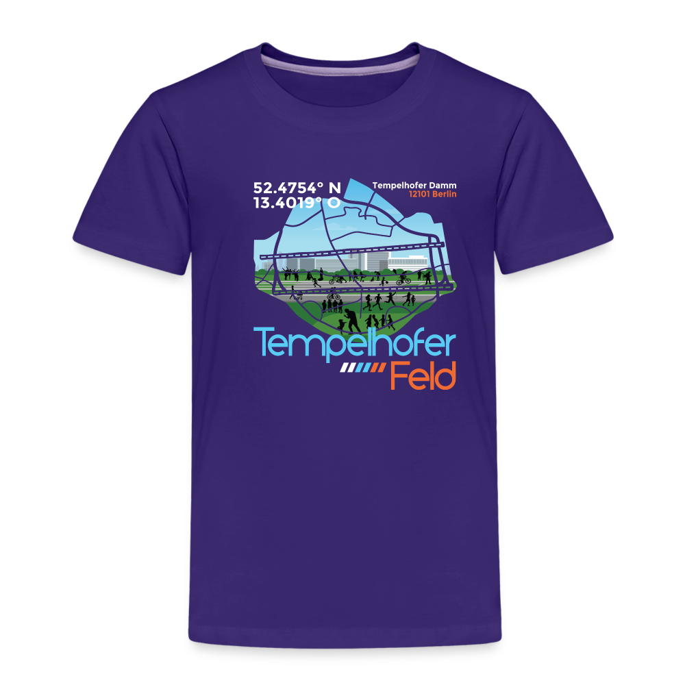 Tempelhofer Feld - Kinder Premium T-Shirt - Lila