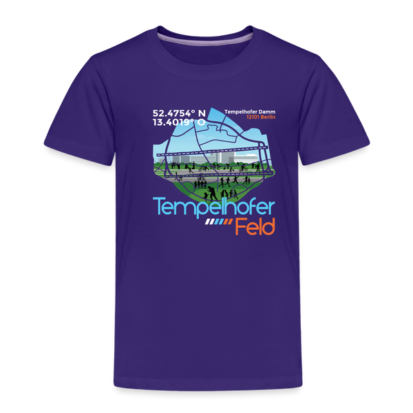 Tempelhofer Feld - Kinder Premium T-Shirt - Lila