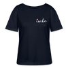 Ische - Relaxed Rundhals Frauen Bio-T-Shirt - Navy