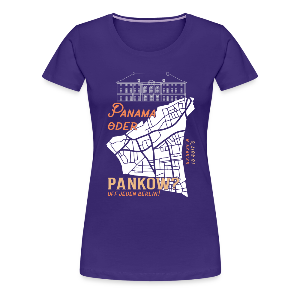 Panama oder Pankow - Frauen Premium T-Shirt - Lila