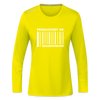 PRODUZIERT IN BRANDENBURG - Frauen Sport Langarmshirt - Neongelb