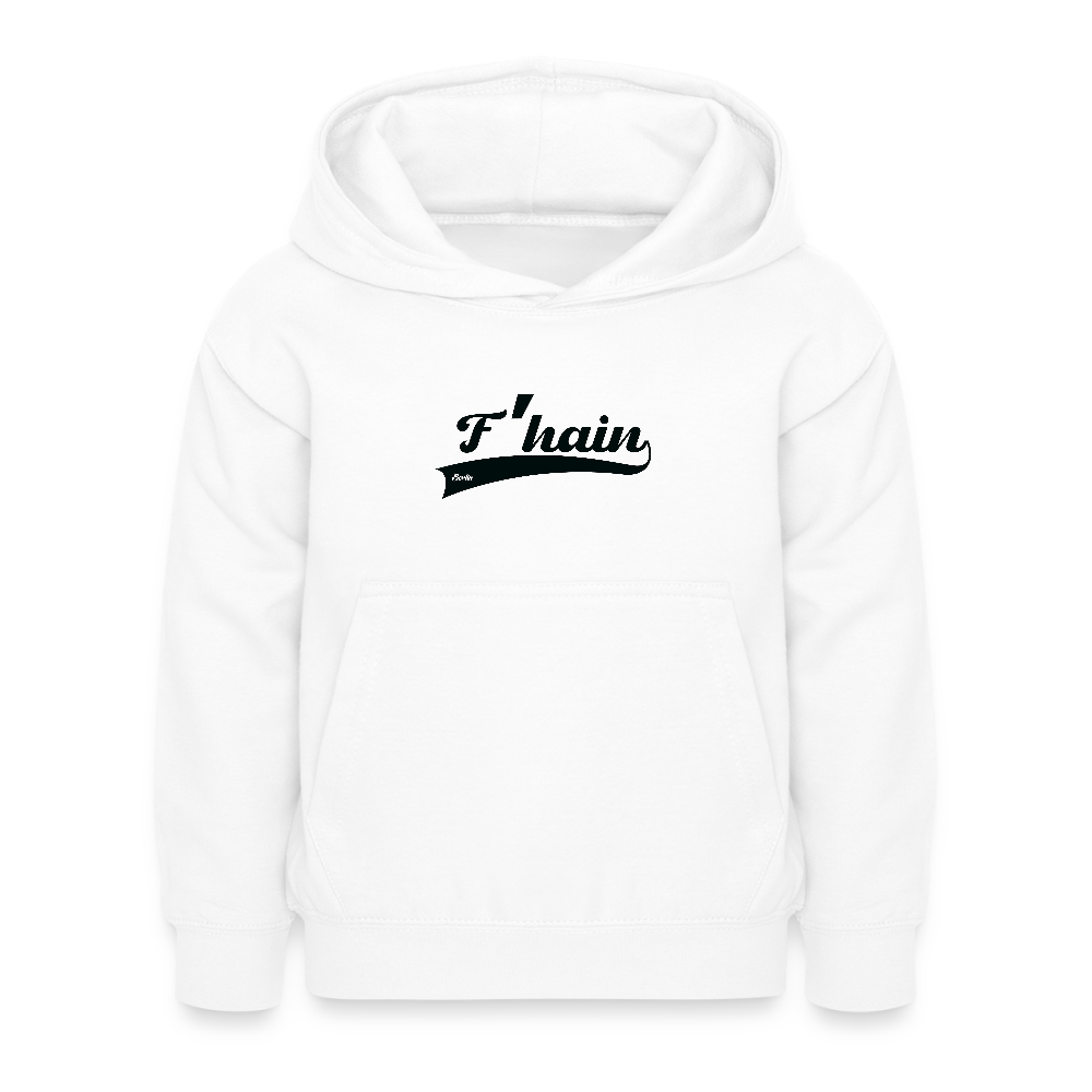 F'hain - Kinder Hoodie - Weiß