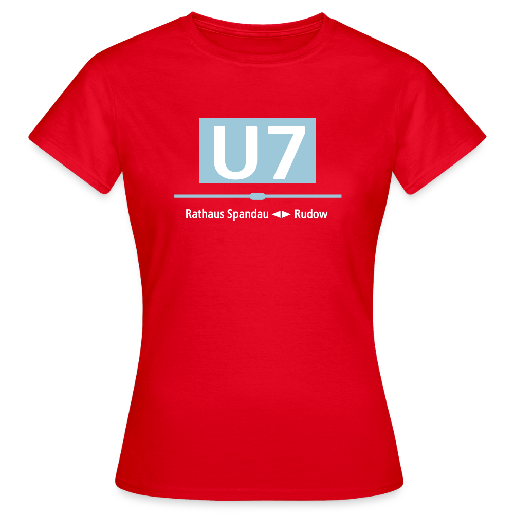 U7 - Frauen Premium T-Shirt - Rot