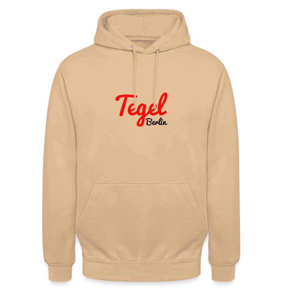 Tegel Berlin - Unisex Hoodie - Pfirsich