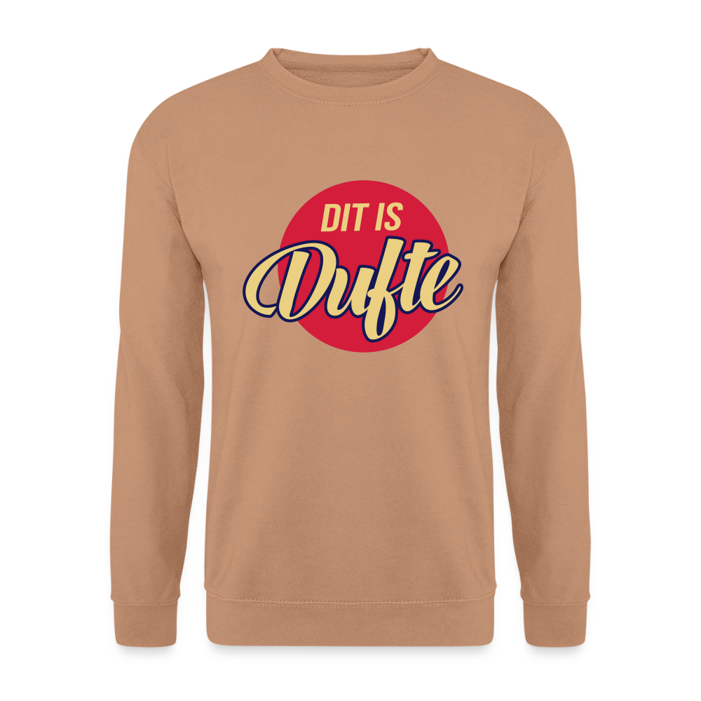 Dit Is Dufte - Unisex Pullover - Mocca