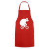 Fahrradbär - Kochschürze - Rot