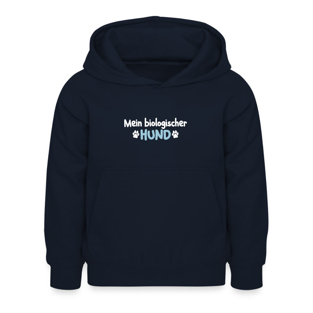Mein biologischer Hund. - Kinder Hoodie - Navy
