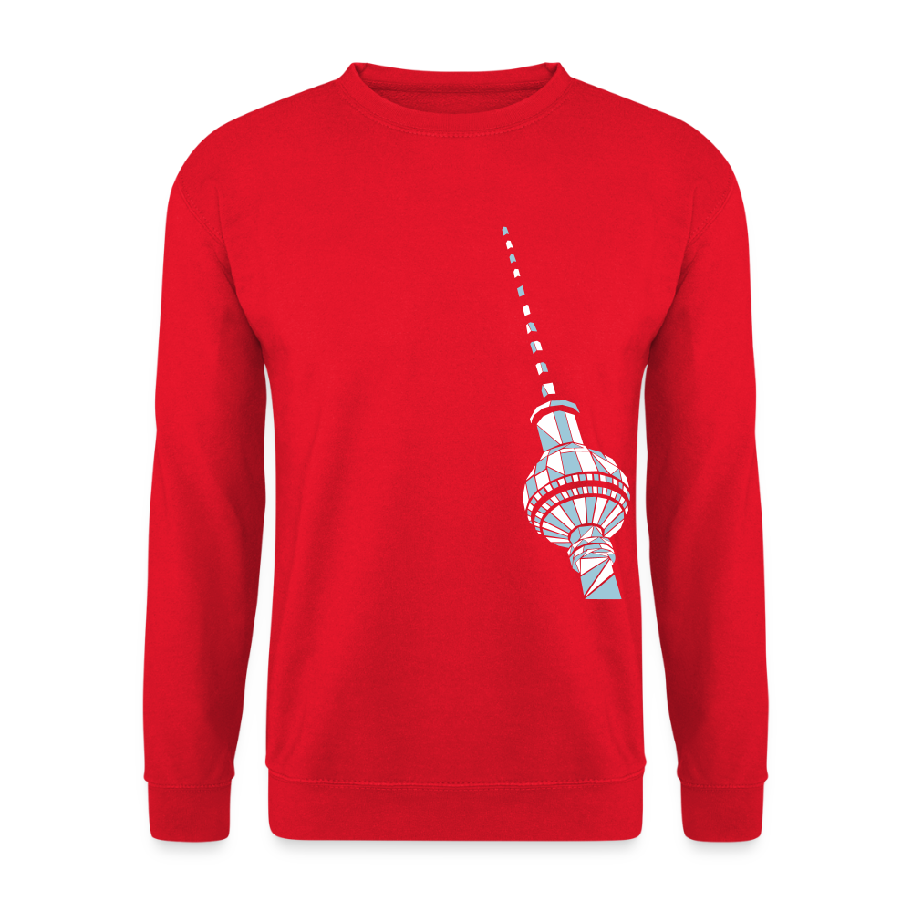 Fernsehturm Geometrie - Unisex Pullover - Rot