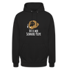 Dit is mir Schnurz Affe - Unisex Hoodie - Schwarz