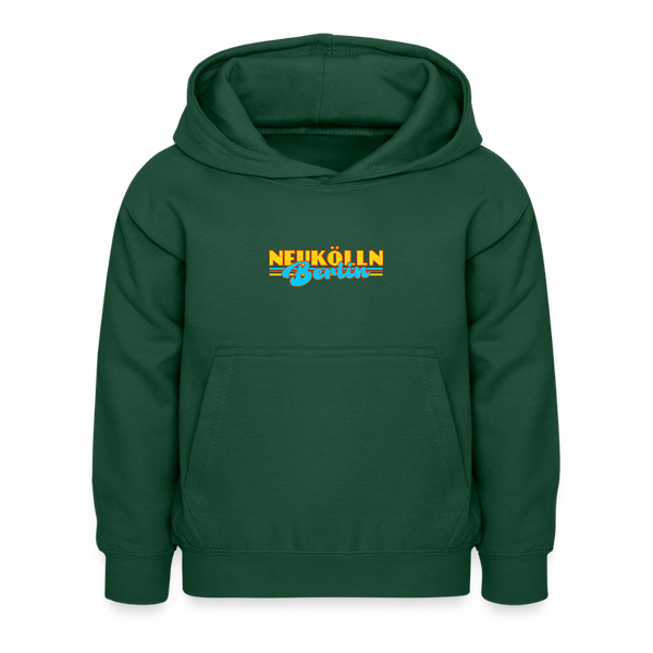 Neukölln Berlin Retro - Kinder Hoodie - Flaschengrün