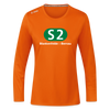 S2 - Frauen Sport Langarmshirt - Neonorange