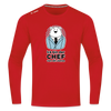 Chef - Männer Sport Langamshirt - Rot
