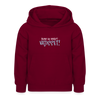 Bevor du fragst - Kinder Hoodie - Bordeaux