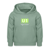 U1 - Kinder Hoodie - Graugrün
