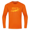 Berlin THF - Männer Sport Langamshirt - Neonorange