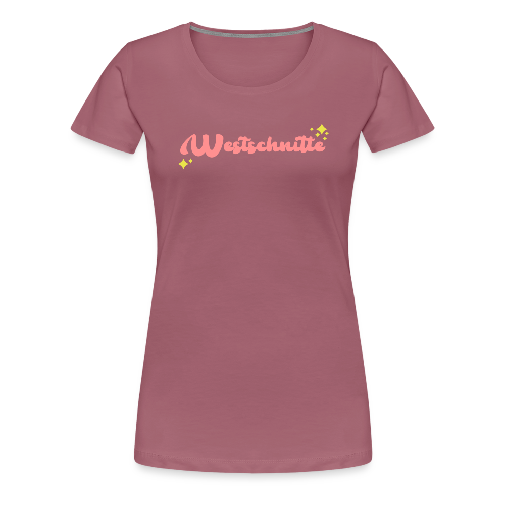 Westschnitte - Frauen Premium T-Shirt - Malve