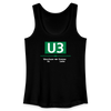 U3 - Frauen Bio Tank Top - Schwarz