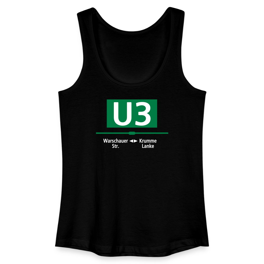U3 - Frauen Bio Tank Top - Schwarz
