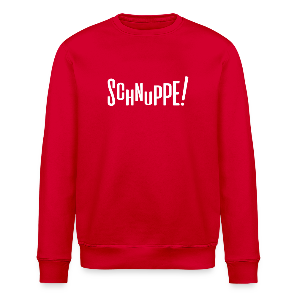 Schnuppe! - Unisex Bio Sweatshirt - Rot
