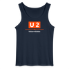 U2 Berlin - Männer Tank Top - Navy