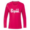 Dit Orijinal - Frauen Sport Langarmshirt - dunkles Pink