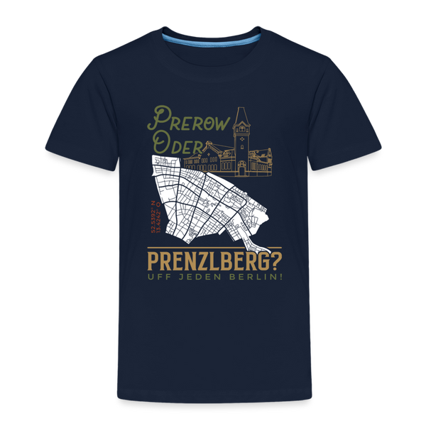 Prerow oder Prenzlberg - Kinder Premium T-Shirt - Navy