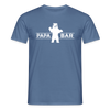 Papa Bär - Männer Premium T-Shirt - Taubenblau