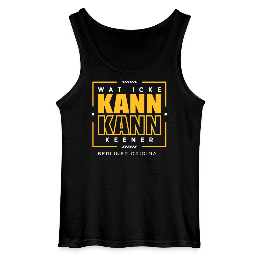 Wat Icke Kann, Kann Keener - Männer Tank Top - Schwarz