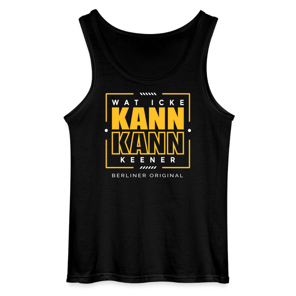 Wat Icke Kann, Kann Keener - Männer Tank Top - Schwarz