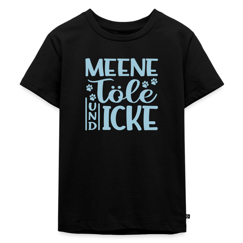Meene Töle und Icke - Kinder Premium T-Shirt - Schwarz