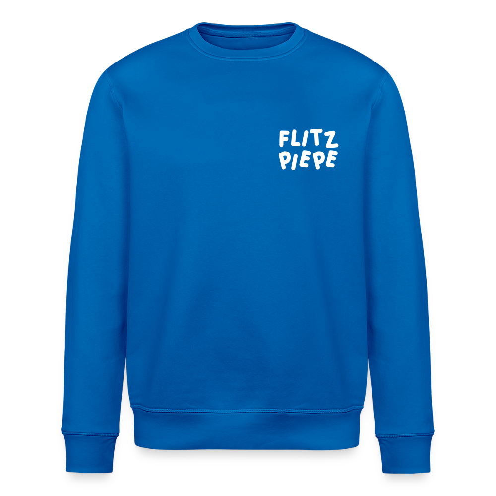 Flitzpiepe - Unisex Bio Sweatshirt - Königsblau