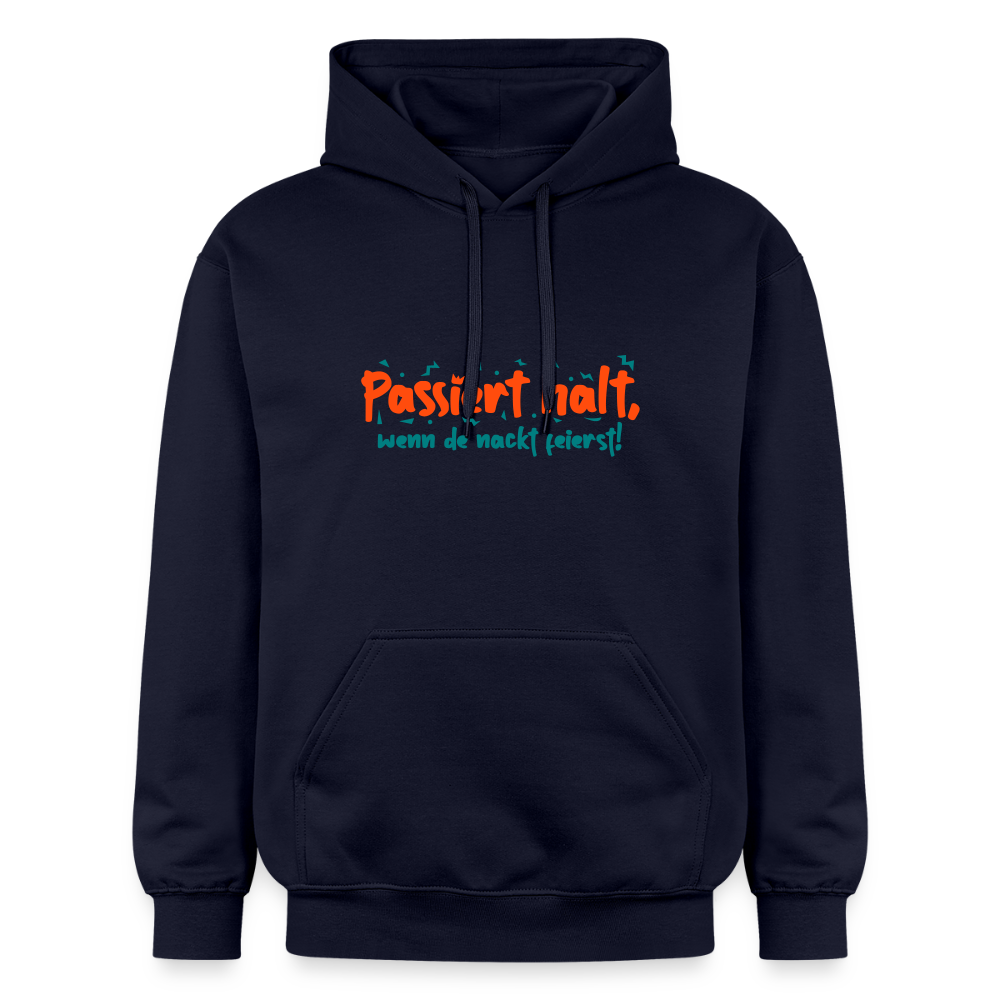 Passiert halt, wenn de nackt feierst! - Hoodie - Navy