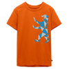 Berliner Bär Geometrie - Teenager Premium T-Shirt - Orange